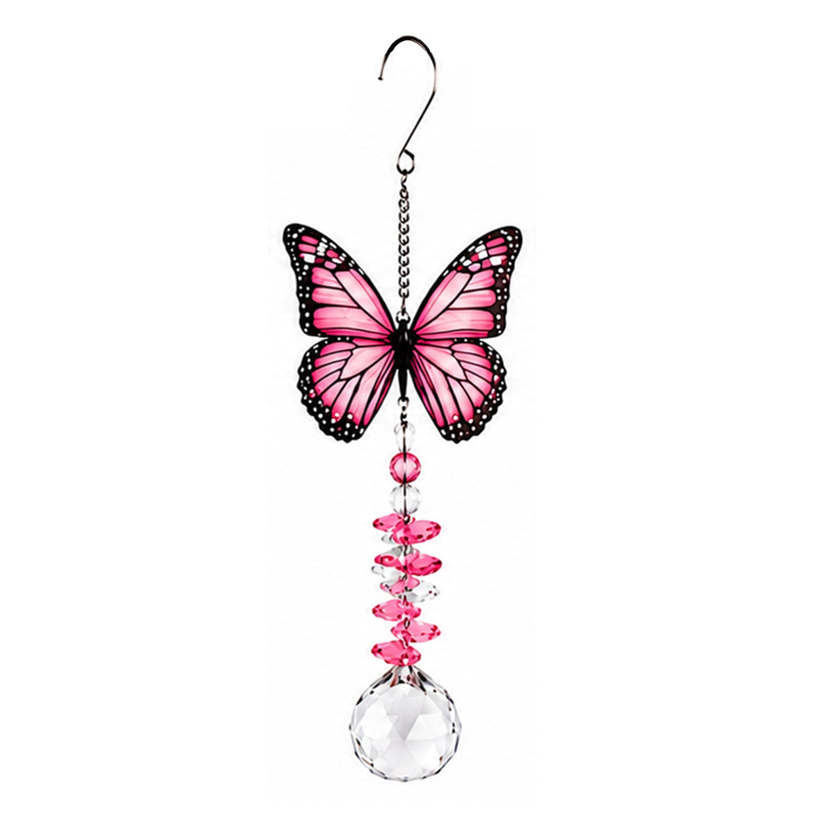 No.PT3131 Butterfly Jewel Drop - Rose