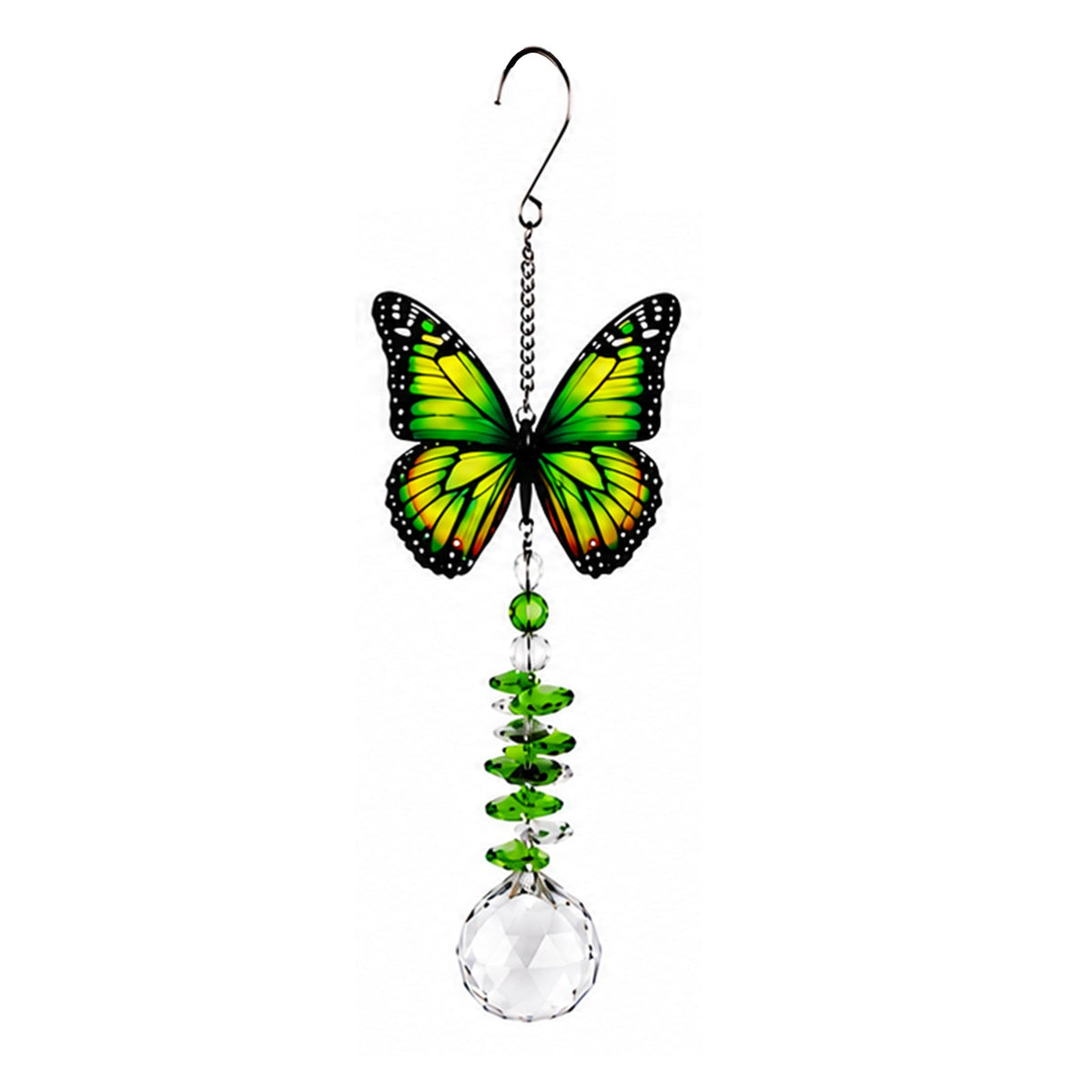 No.PT3133 Butterfly Jewel Drop - Emerald