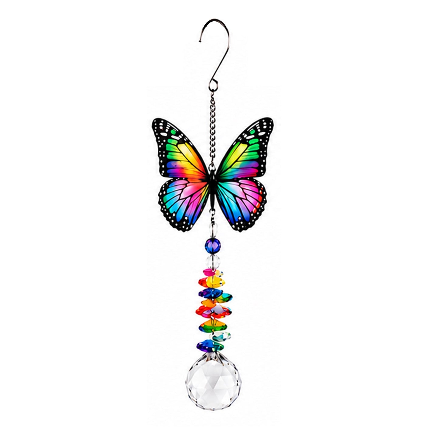 No.PT3134 Butterfly Jewel Drop - Rainbow