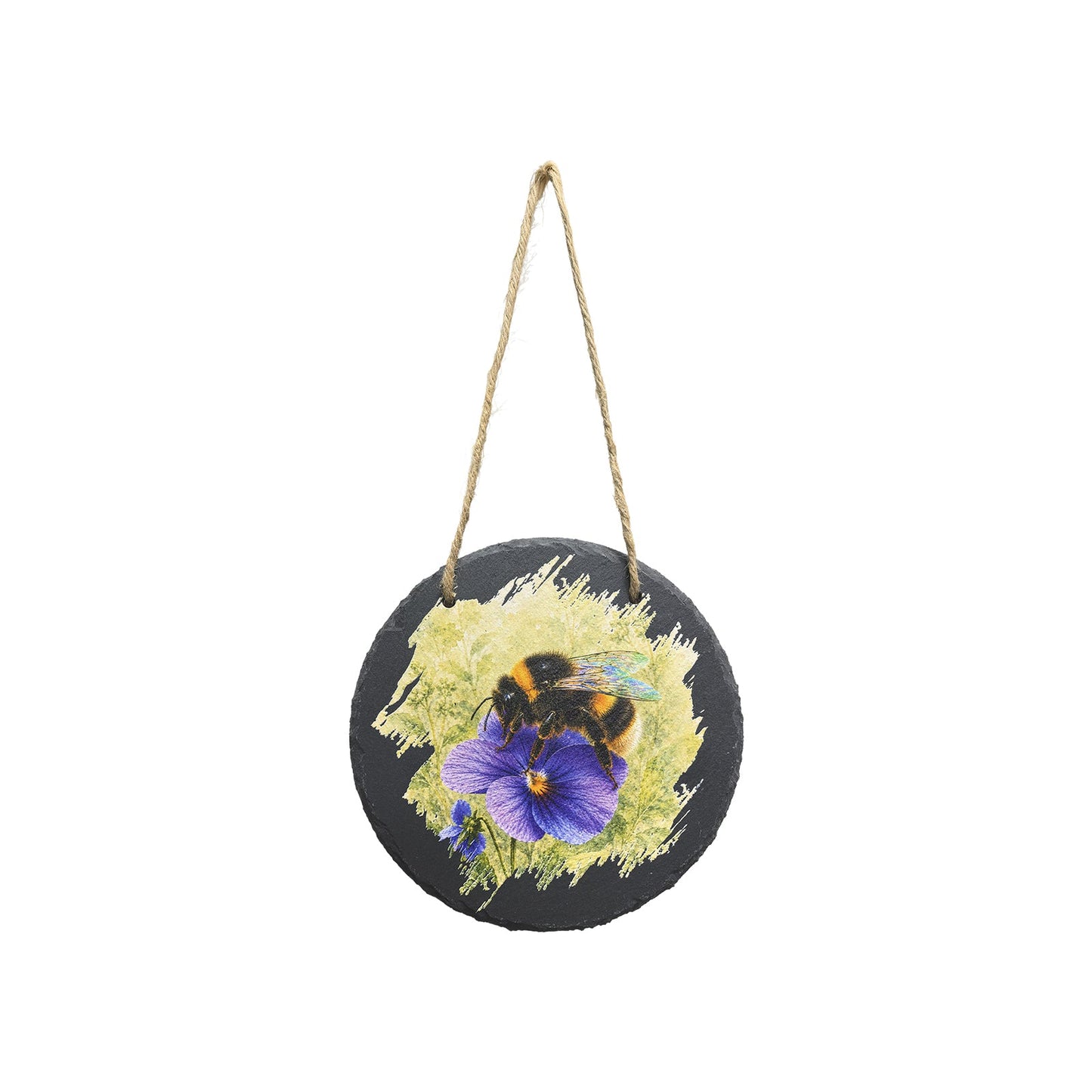 No.PT5106 Round Slate Art - Bee