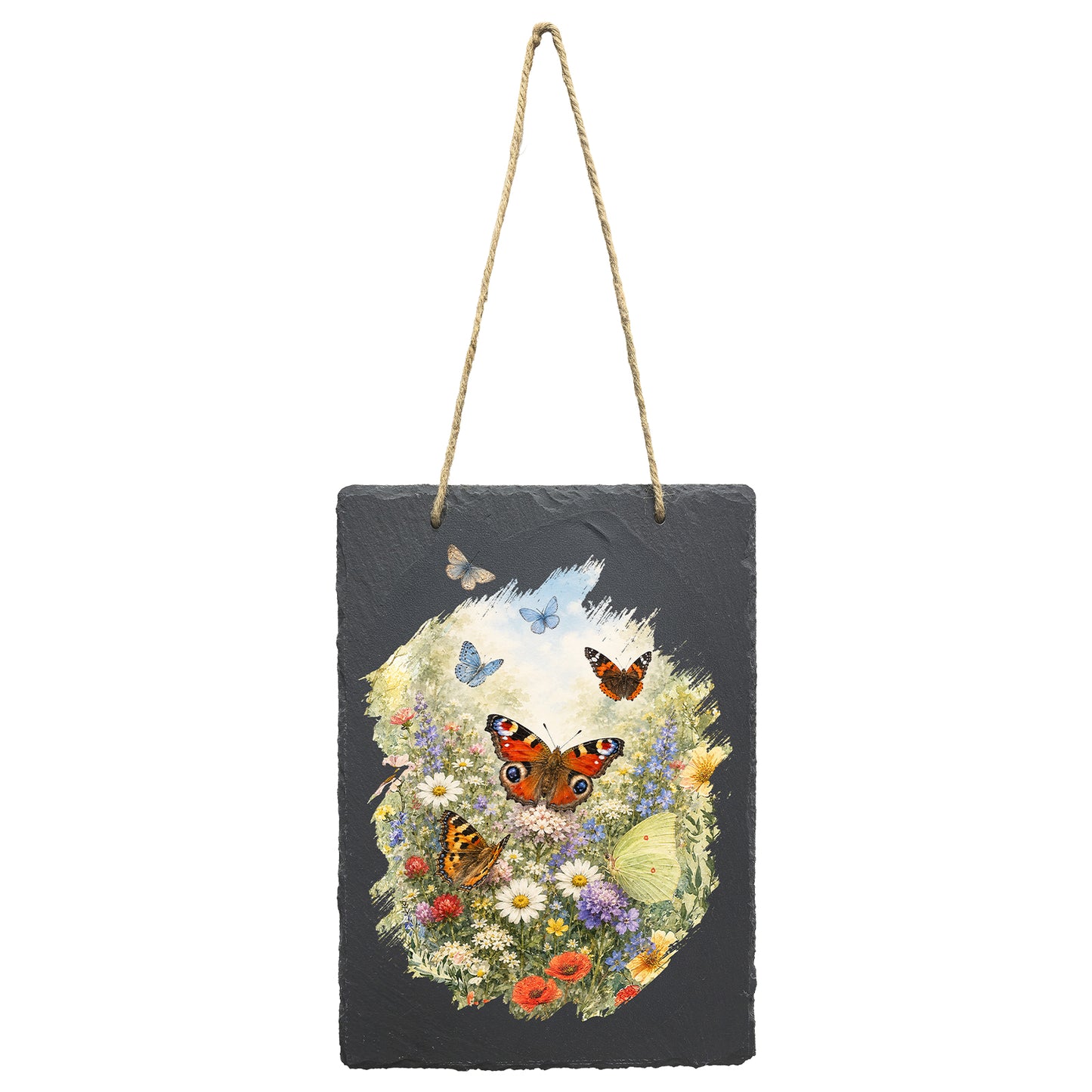 No.PT5112 Portrait Slate Art - Butterfly
