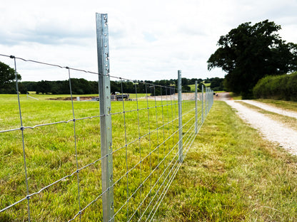 1.8m No.2170/POST QuickClip Metal Fencing System - Intermediate Post with 11 Holes and Anti-Pull SS