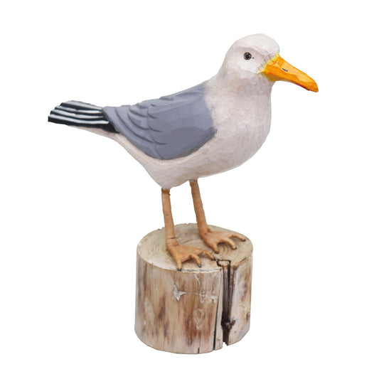 No.RSPB0201 RSPB Hand Crafted Wooden Herring Gull with Display Box