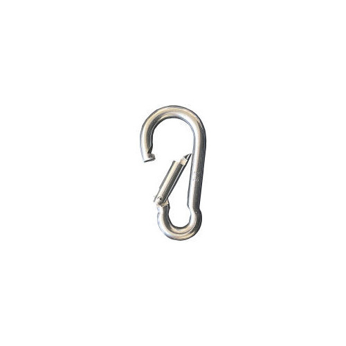 2 Pack - 8mm Quality Stainless Steel Carbine – Wire Rope Clip Hook Carabina