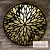 No.PA1021BK Metal Abstract Flower Solar Wall Panel