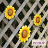 No.PA2550 Set of 3 Metal Wall Mounted Sunflowers