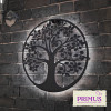 No.PA6000BK Tree of Life Silhouette Solar Backlit Wall Art