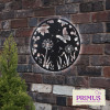 No.PA6003BK Butterfly Silhouette Solar Backlit Wall Art