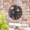 No.PA6003BK Butterfly Silhouette Solar Backlit Wall Art