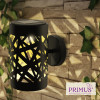 No.PA6101BK Metal Weave Wall Mounted Solar Light