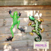 No.PA7002 Green Metal Frog Wall Art