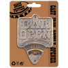 No.PC5804 Cast Iron Wall Mounted Bottle Opener 'Bar Open'