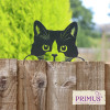 No.PF1035 Metal Cat Peeking Silhouette