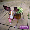 No.PQ1489 Nodding Dog Metal Planter