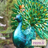 No.PQ1874 Metal Vibrant Emerald Peacock