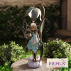 No.PR1012 Resin Fairy Solar Petal Light with Bird