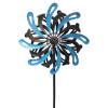 No.PS2044 Large Ocean Wave Vortex Wind Spinner Stake