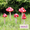 No.PS5101 Small Red Ceramic Toadstool Assortment (24pcs in PDQ)