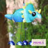 No.PT4104 Blue Bobbin Triceratops Dino Bell