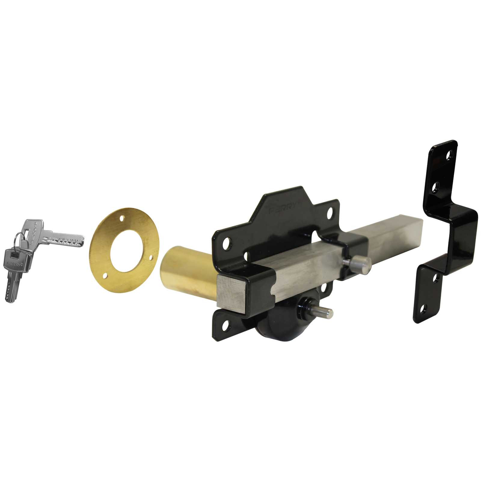 Perry Group Long Throw Locks Key Lockable One Side Gate & Shed Locks www.PerryTrade.co.uk