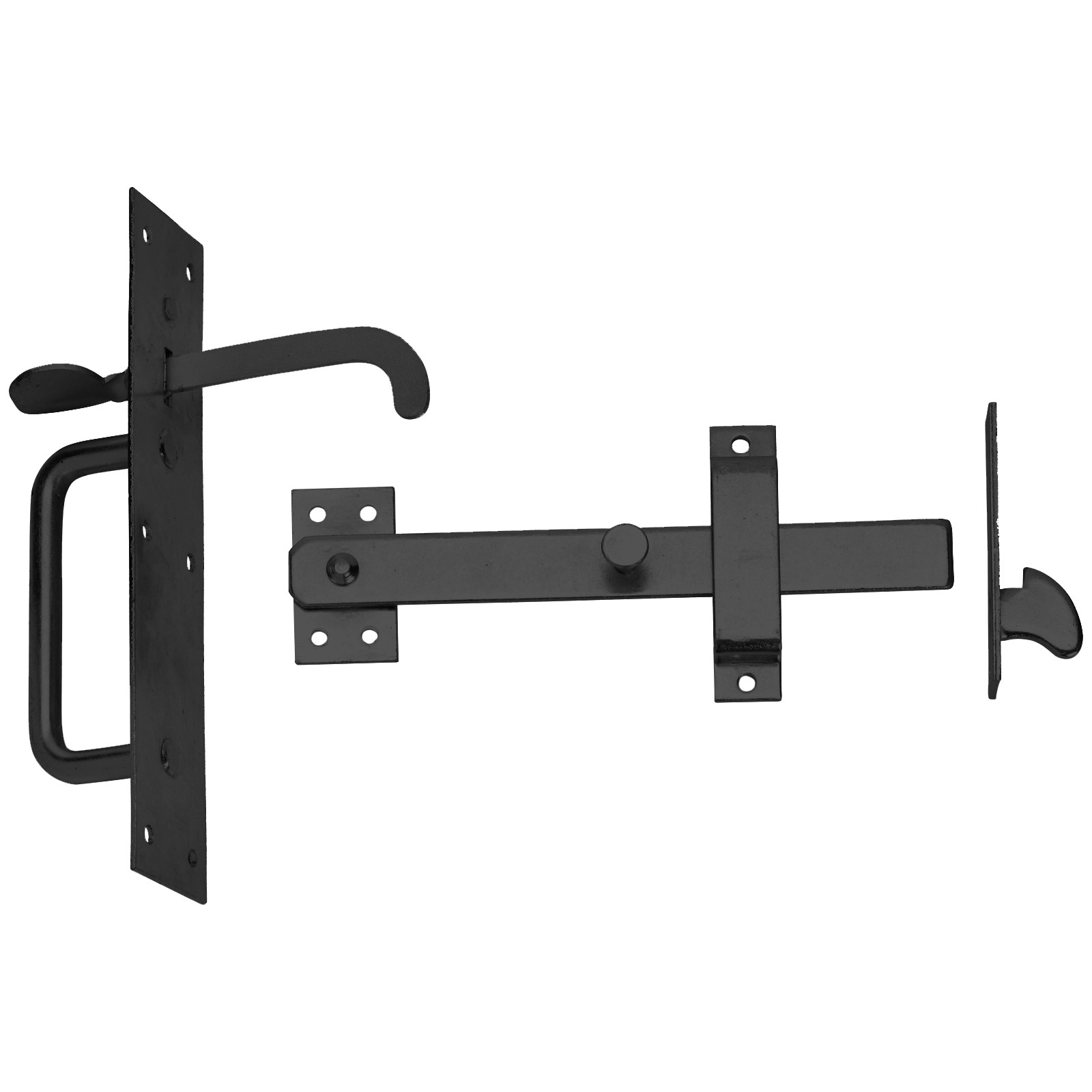 Perry Group - Prepacked Medium Suffolk Gate Latch Sets with Long Thumb ...